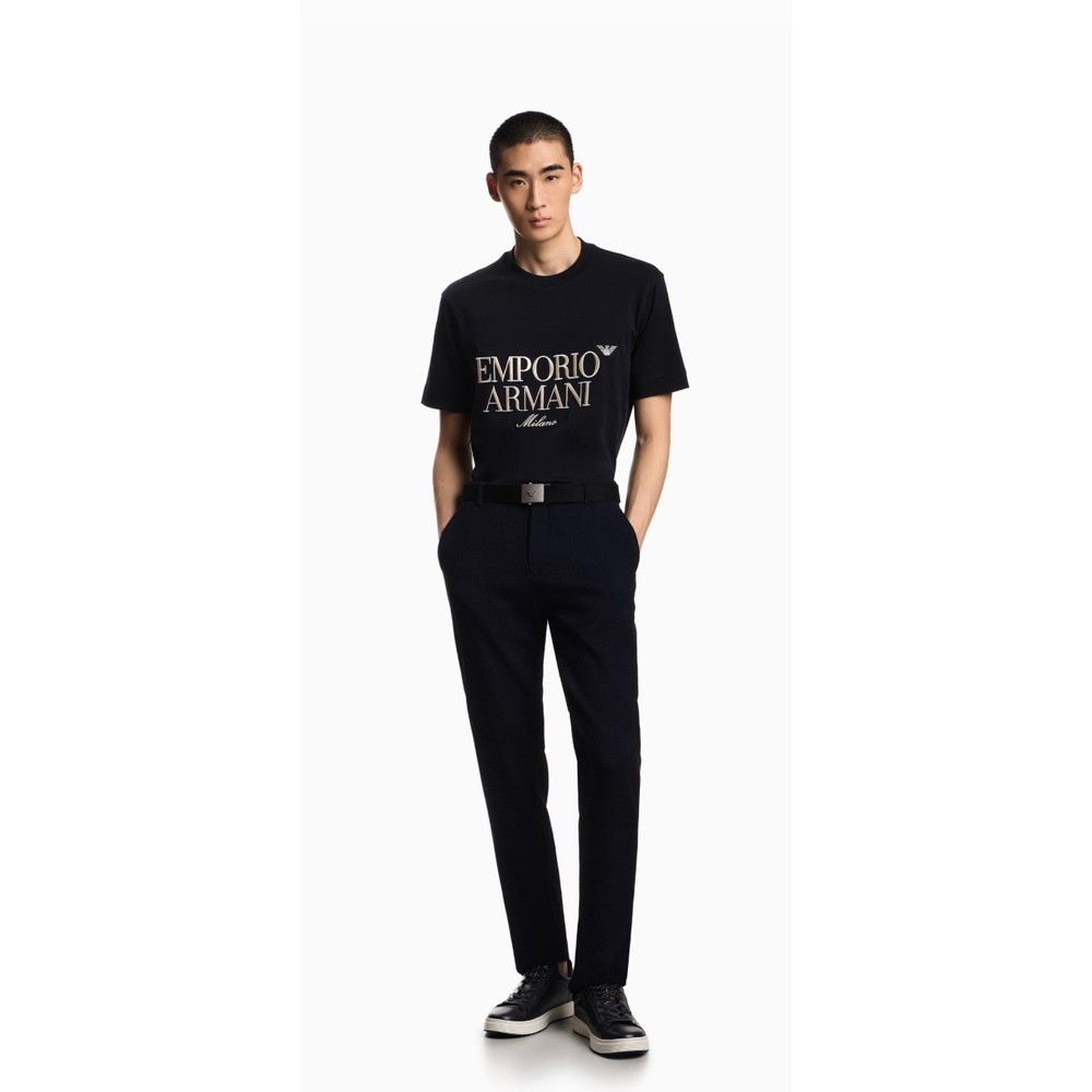Emporio Armani‎ 3D Waffle 99% Virgin Wool Trousers IT/EU 50 (US 34–36) MSRP $625